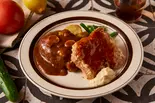 昼限定|肉×肉のWボリューム ハンバーグ＆チキン南蛮定食（森下で50年続く洋食屋 カフェレストラン鍵）