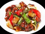 山芋入り黒酢酢豚(山药黑醋咕咾肉)（香郷源）