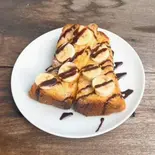 【とろける濃厚】チョコバナナフレンチトースト Chocolate＆Banana French Toast（10°CAFE 高田馬場店）