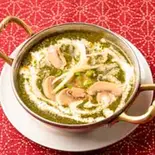 ほうれん草マッシュルームカレー/Sag Mushroom Curry（インド アジアンダイニング＆バー モンスーン）