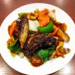 茄子と豚肉の中華味噌炒め（華聖樓）