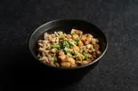 ミニ叉焼そぼろ丼(秦唐記 ビャンビャン麺(永代総本店))