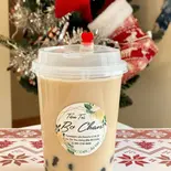 ブラックミルクティー(タピオカ入り) (Trà sữa truyền thống trân châu đen)（ボーちゃんカフェ）