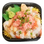 サーモン縁側ネギトロ塩だれスペシャル（寿司しん 西川口店）