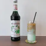 グリーンミントラテ(Ice)（COFFEE＆CAKE Mieux）