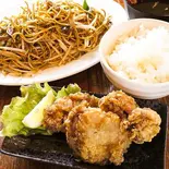 中盛とりから揚げセット(両面焼きそば あぺたいと 上北沢店)