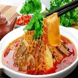 牛はつとはちのすの 特製ソースかけ新(夫妻肺片)（中華料理美山飯店）
