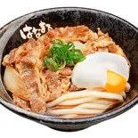 牛肉温玉ぶっかけうどん（はなまるうどん 大東新田旭町店）