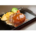 100%ビーフハンバーグ150gのお弁当(ステーキくに 新小岩店)