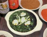 マッシュルームとほうれん草のカレー Mushrooms ＆ Spinach Curry（アジアン料理 チャンダニ）