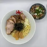 チャーシュー油そばとチャーシュー飯セット（油そば一二三 福岡天神大名店）