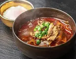 【麻辣】温泉卵入り極太麻婆春雨（【櫻井・有吉THE夜会で話題】極太麻婆春雨 錦糸町店）