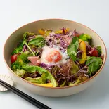 温玉と生ハムのサラダ（Salad Bento ENSA(旧和がし圓左)）