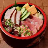 まぐろ三種丼 Tuna Three Ways Rice Bowl（かねせい）
