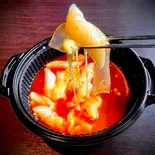 中国タンミョン入りチーズトッポギ（隠れ家コリアンダイニングSASSYU）