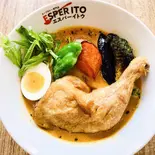 「北22条店期間限定」ココナッツチキンカリー(ピリ辛ペースト使用)(札幌スープカレー専門店 エスパーイトウ 北22条店)