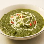 サグカレーセット 《Sag curry Set》 カレー+ナンまたはライス（インドエスニック料理カシミール Indian Ethnic Food Kashmir）