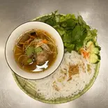 ハノイ風つくね付けブン（ゴックラン）
