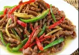 牛肉とピーマンの細切り炒め 大（刀削麺館IPPINKAKU）