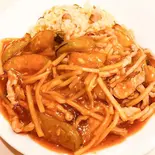 四川風茄子あんかけ炒飯（味中味）