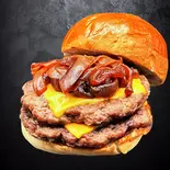 Classic Cheese Burger (クラシックチーズバーガー Double【360g】)（デリスキッチン）