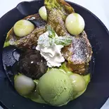 宇治抹茶香る白玉風フレンチトースト(ワンズハウス)
