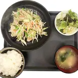 豚肉野菜炒め定食(居酒屋福盛)