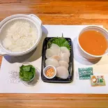 【冷】ホタテ貝茶漬け(ご飯220g)（寿司割烹山水）