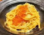 【電子レンジ必須】うにクリームパスタ いくらのせ（ビストロニシイケ）