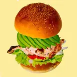 【SET】アボカドチキンバーガー Avocado Chicken Burger(SUNNYDINER ルミネ店)
