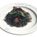 イカスミスパゲッティ（ピッツエリアマリオエスプレッソ袋町店）