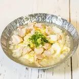 【癖になる】わさび+鶏雑炊【Become a habit】Wasabi chicken porridge（ぞうすいマニア〜鶏キング〜博多店Zosui Mania Chicken King）