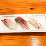 白身3カン盛り(淳ちゃん寿司)
