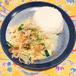 ゴーヤチャンプルー＆ライス（宅配専門沖縄料理おとぉり）