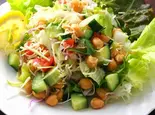 ひよこ豆のサラダchana salad（インドカレースワズ）