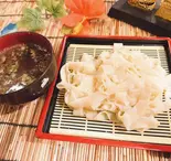 濃厚魚介醤油つけきしめん(温)(おばんざいときしめん鯱)