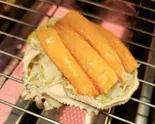 大ズワイガニの甲羅焼き（白金水産 アドホック新宿）