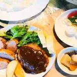 ハンバーグ&ヒレかつ幕の内(宅配レストラン ミニッツデリ鶴橋店)