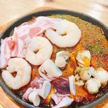 【人気No.2】広島お好みMIX焼き(豚・イカ・海老・帆立・麺)【マヨ】（【関西風＆広島風お好み焼き・鉄板焼き】 桜家）
