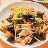 きくらげ玉子と豚肉の炒め/木须肉 Moo Shu Pork（中華料理 とらの子）