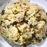 納豆焼豚チャーハン（魚とん）