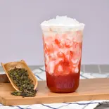 M ストロベリーミルク（叫了个整鸡  上野店   台湾グルメ 丸ごとフライドチキン Taiwanese Fried Chicken）