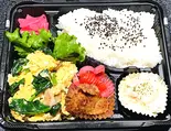 豚とほうれん草のポパイ炒め弁当(餃子工房 ちびすけ 阿倍野橋店)