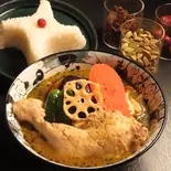 ほろほろチキンレッグ(薬膳スープカレー忍者 たぬき)