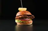 直火焼きケイジャンチキンバーガーSET Cajun Chicken Burger Set（BURGERLION UTSUBO A GOGO）