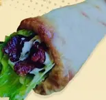 肉巻きナン・Meat-wrapped naan(インドネパールレストランプロポーズ)