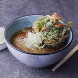 桜エビかき揚げ温かけ蕎麦(北新地そば蕎斬)