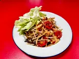 塩漬け蟹と発酵魚ソース入りのサラダ（LARB THAI LOCAL FOOD）