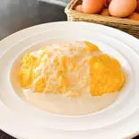 【コトブキ園長寿卵使用】クリーミーホワイトソースオムcheese bolognése（Cafe do paris）