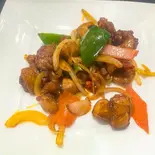 鶏肉と野菜のクミン味炒め(中華料理 中華居酒屋 四季園)